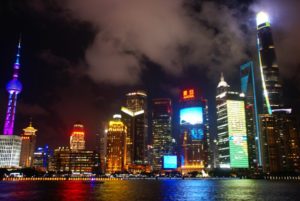 Shanghai Skyline at night