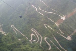 Heaven Linking Avenue (as seen from the cable car)