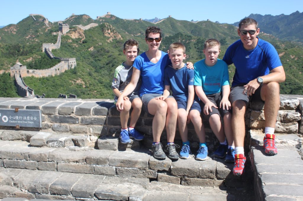 Hiking the Great Wall of China with kids from Simatai West to Jinshanling