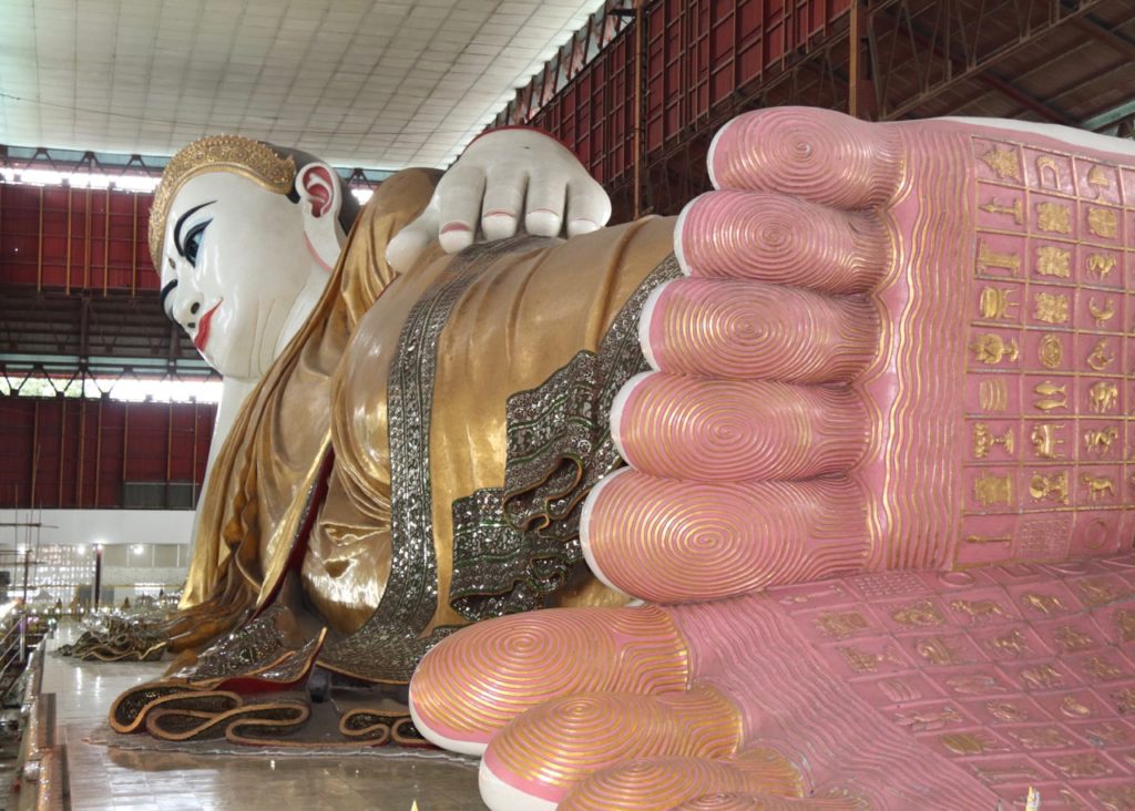 HUGE RECLINING BUDDHA