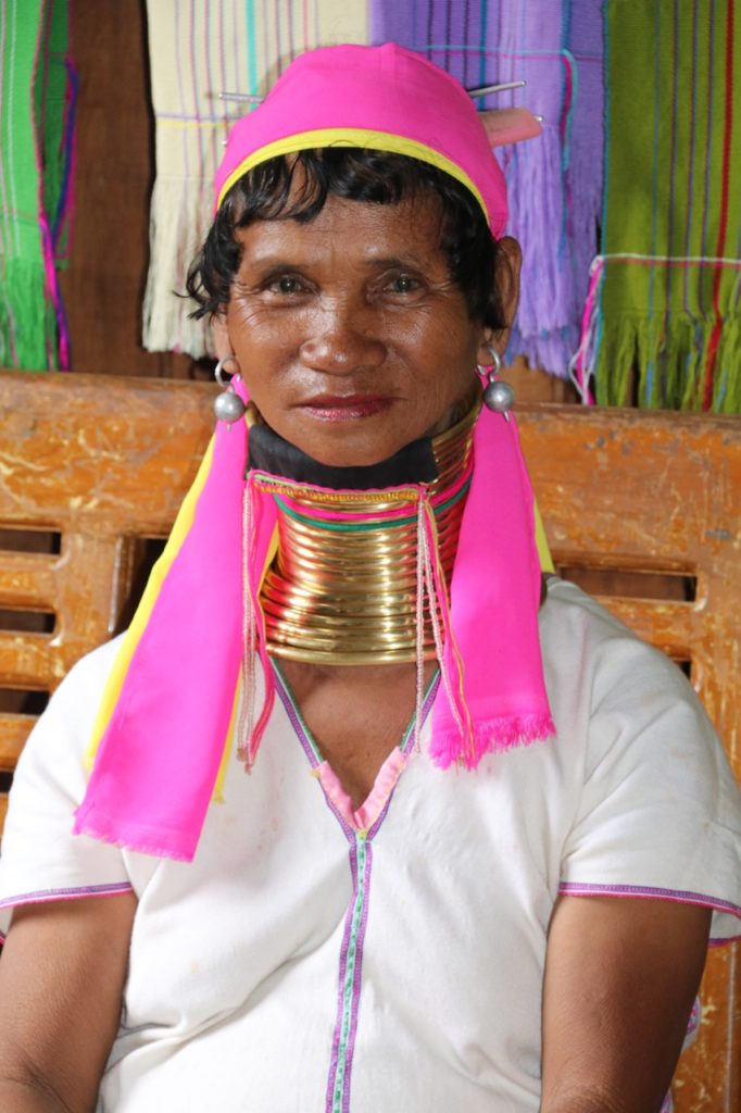 LONG NECKED LADY FROM THE KAYAN TRIBE