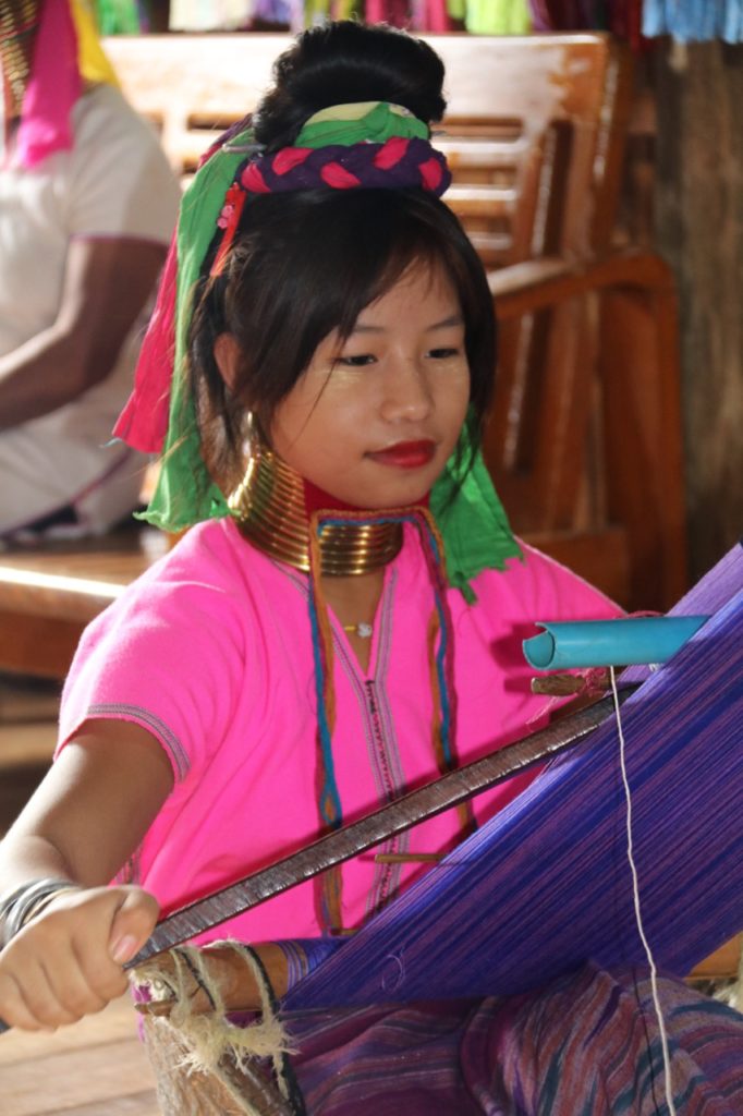 LADY FROM THE KAYAN TRIBE 'LONG NECKED LADIES'