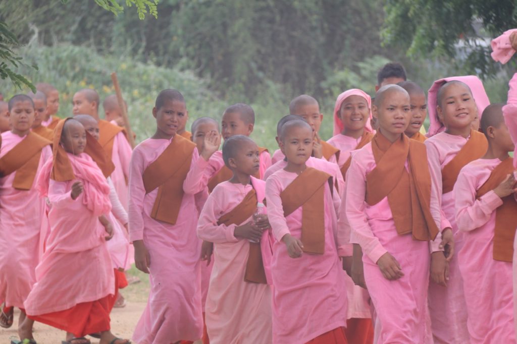 NOVICE NUNS IN BAGAN