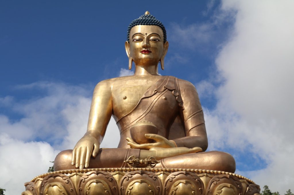 Sitting Buddha in Thimphu Bhutan