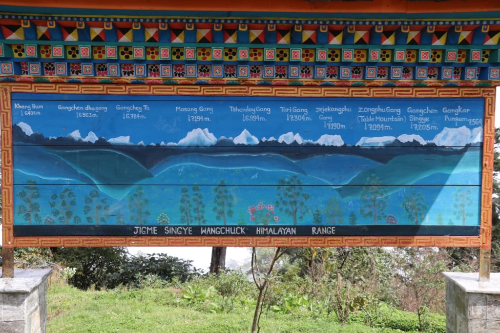 Bhutan Himalaya - as seen on a clear day from Dochu La Pass