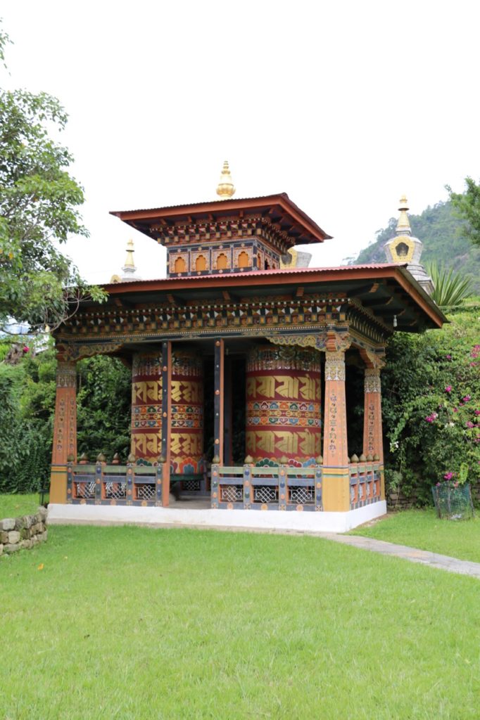 Finally at the chorten