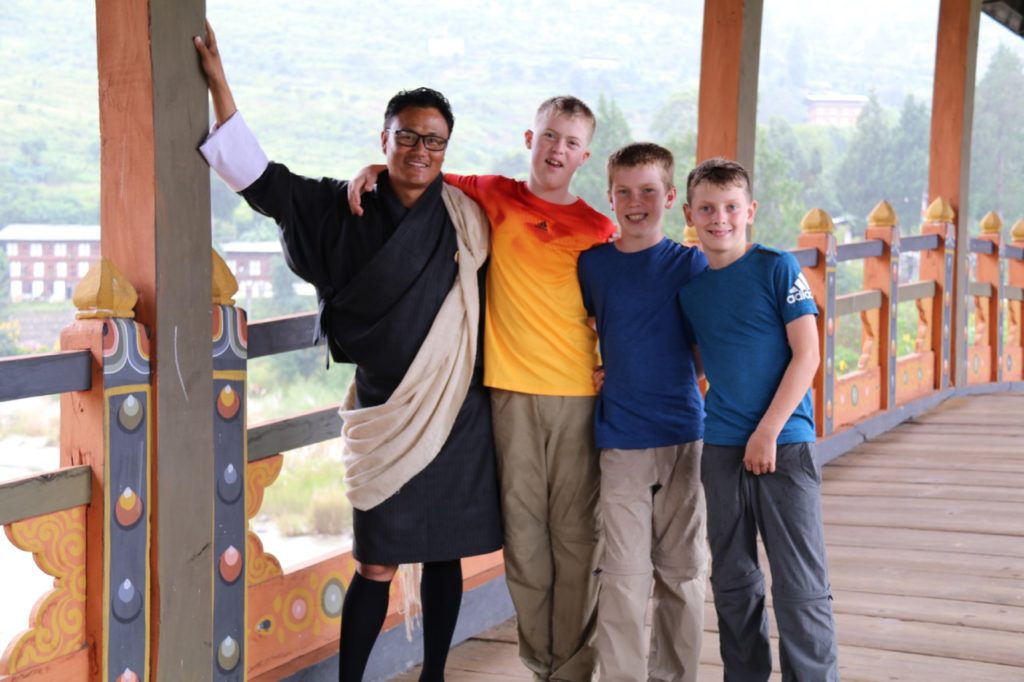 A local guide accompanies you in Bhutan