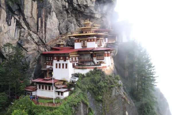 The iconic Tiger's Nest Monastery in Bhutan