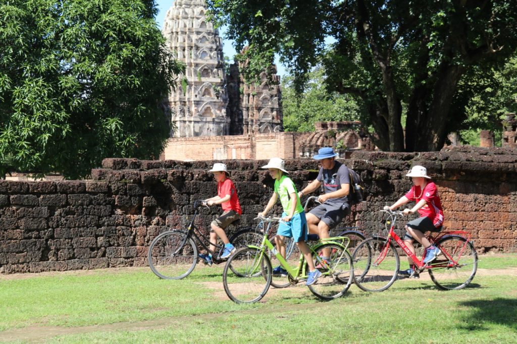 CYCLING IN THE SUKHOTHAI HISTORICAL PARK