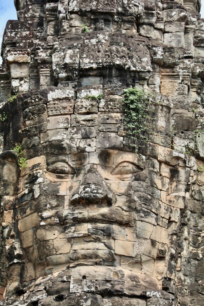 The Bayon at Angkor in Cambodia