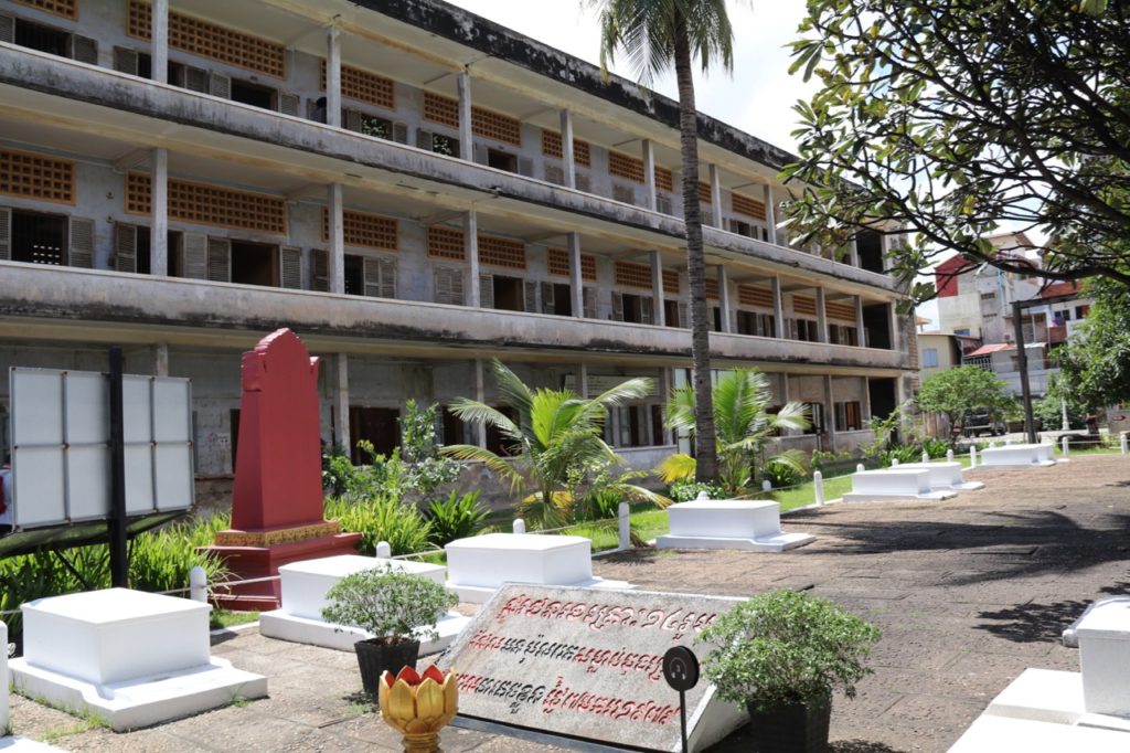 Tuol Sleng Museum in Phnom Penh, Cambodia