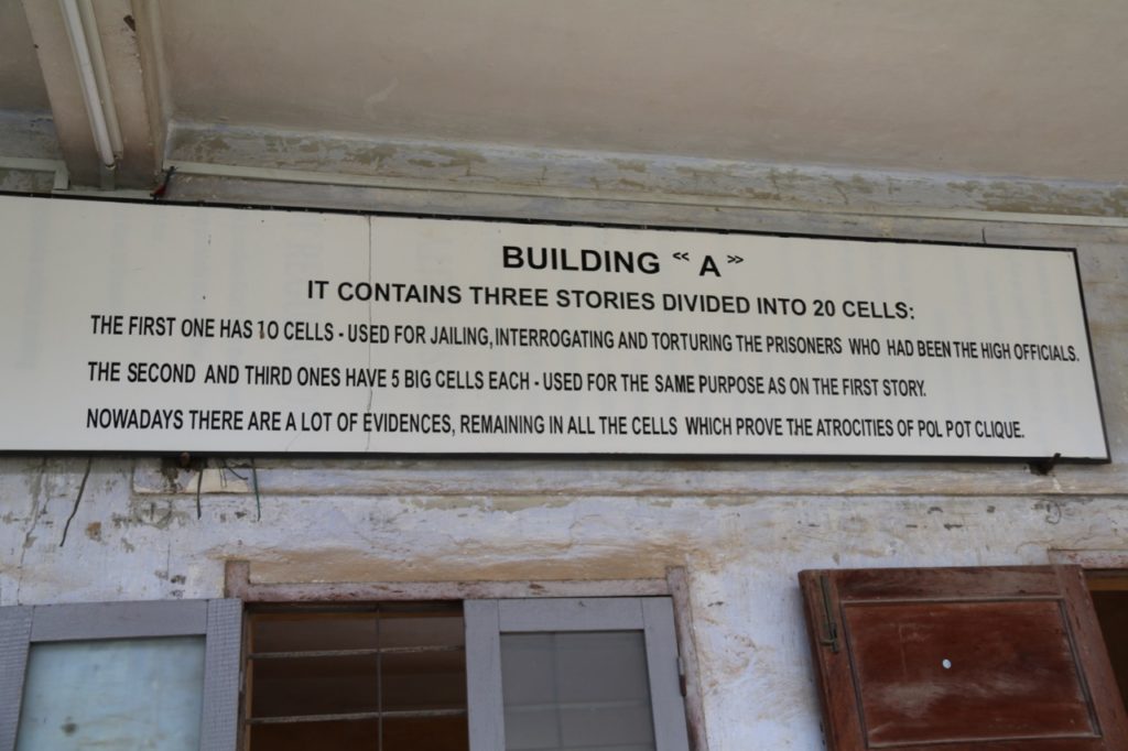 Tuol Sleng Museum in Phnom Penh, Cambodia