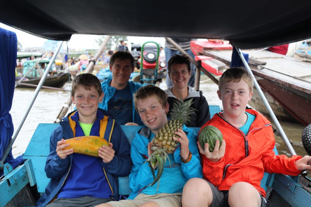 FRUIT BROUGHT FROM THE FLOATING MARKET