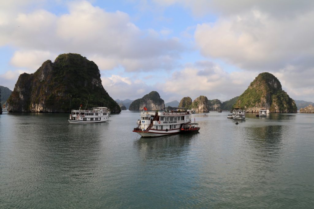 Beautiful Halong Bay in Vietnam