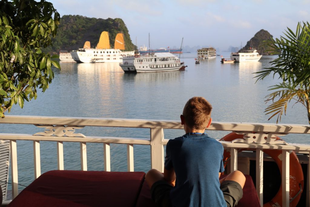 Early morning in Halong Bay, Vietnam