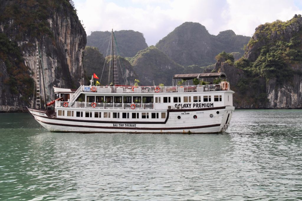 Galaxy Premium Cruises on Halong Bay in Vietnam