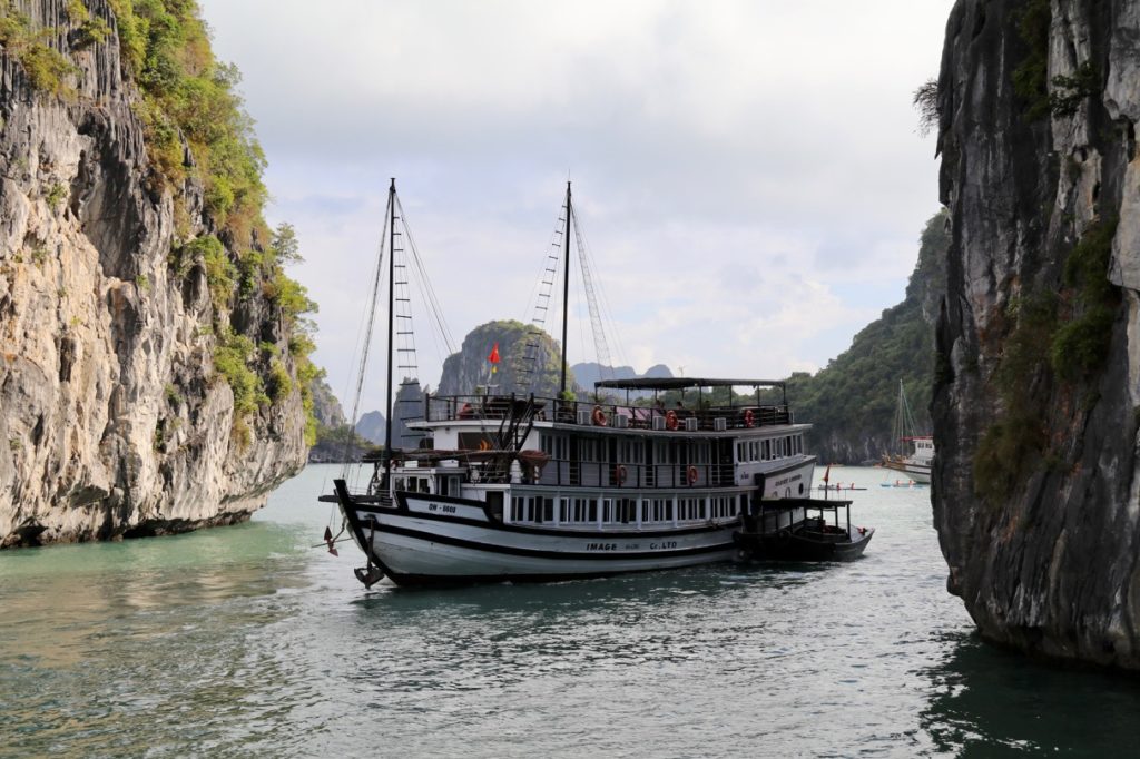 Cruising Halong Bay in Vietnam