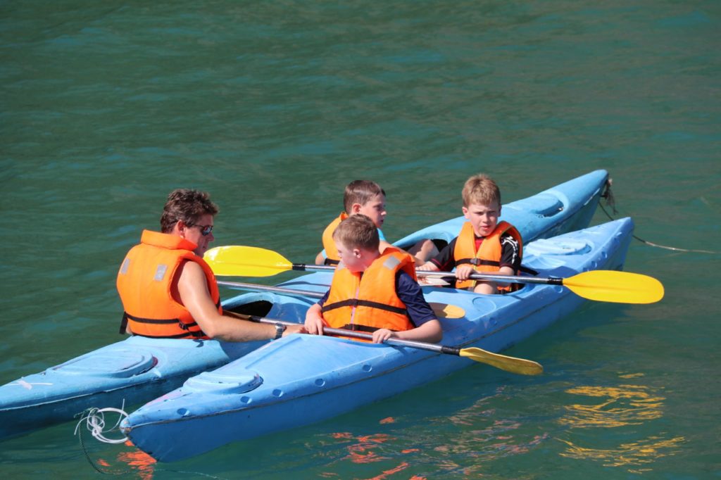 Kayaking on Halong Bay in Vietnam