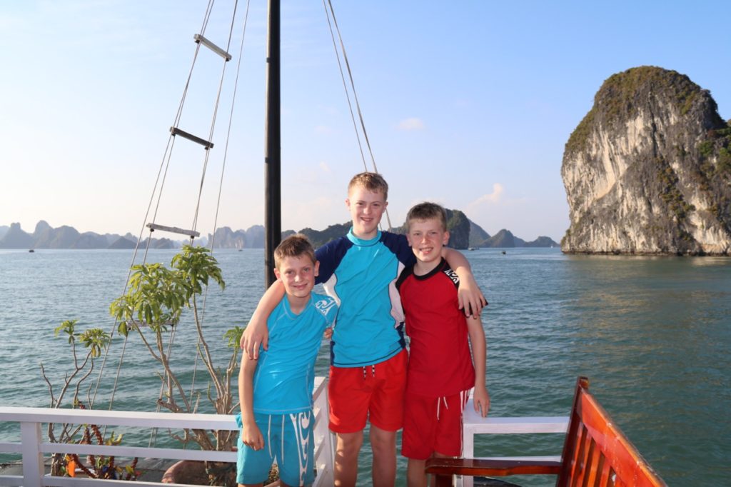 Cruising Halong Bay with kids (in Vietnam)
