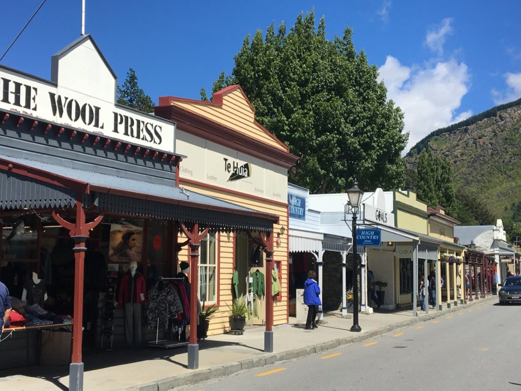 Arrowtown, a former gold mining town in New Zealand