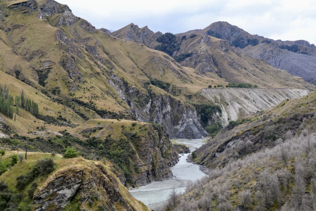 Skippers Canyon in Queenstown, New Zealand