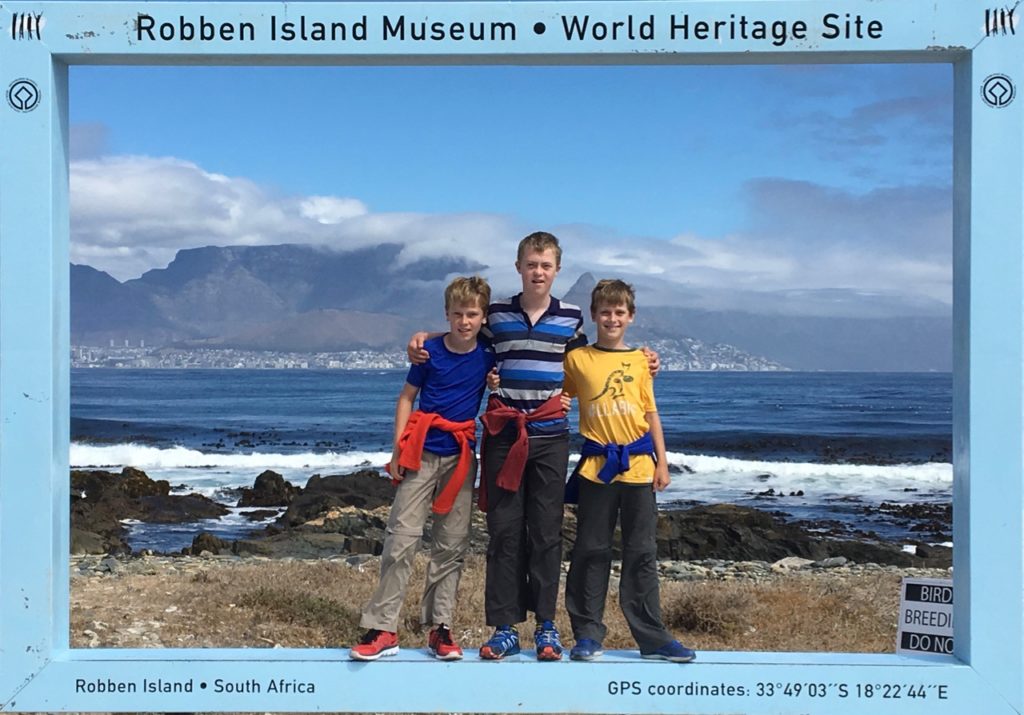 The views from Robben Island to mainland South Africa