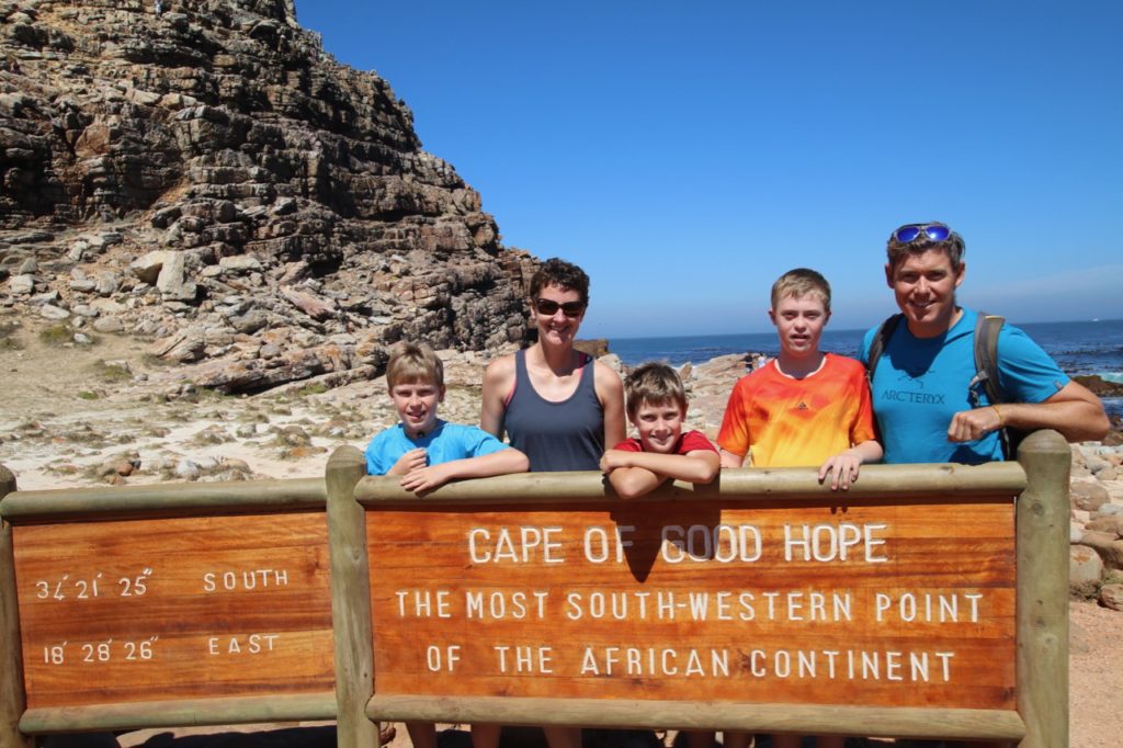 The Cape of Good Hope with kids