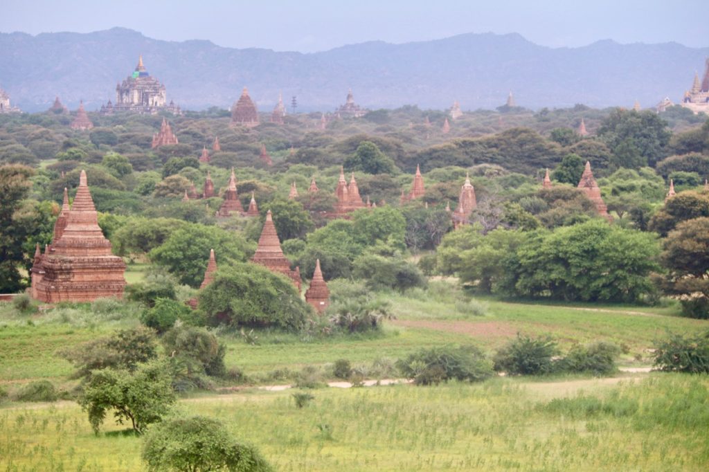 Te beautiful temples of Bagan in Myanmar