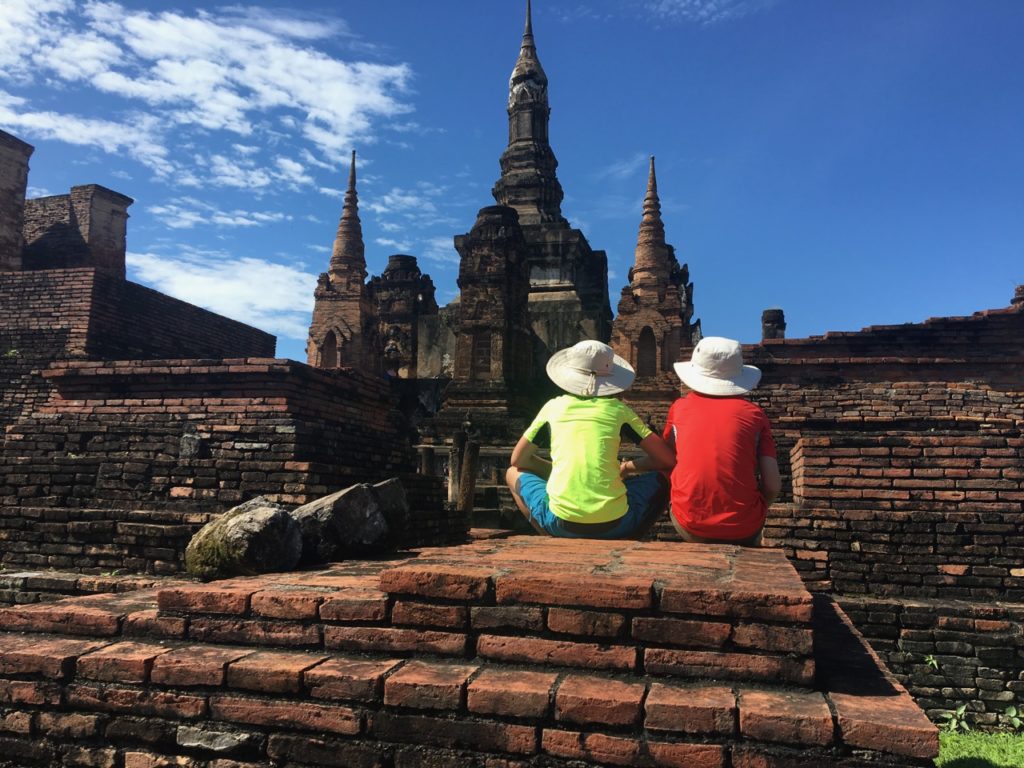 The ancient city of Sukhothai in Thailand