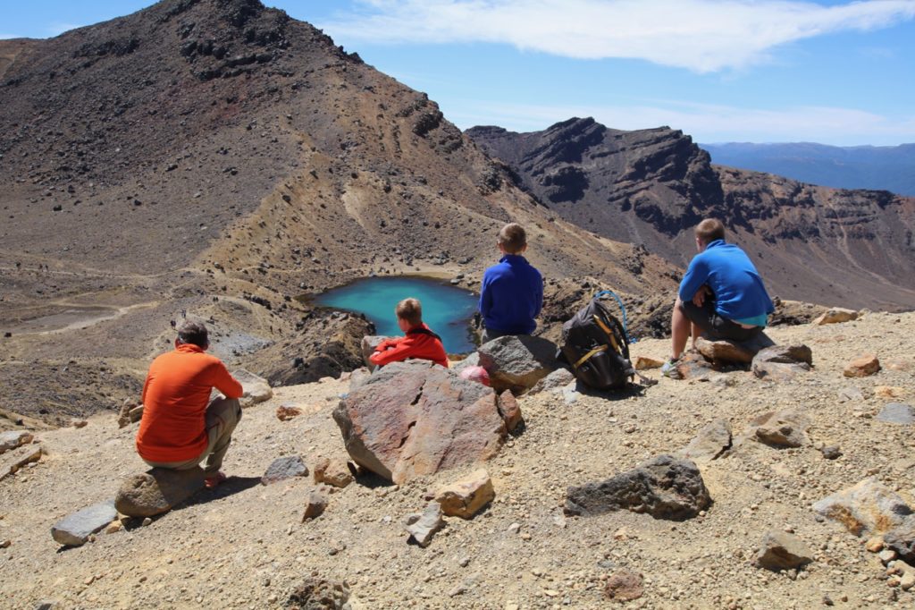 The Emerald Lakes on the Tongariro Alpine Crossing in New Zealand