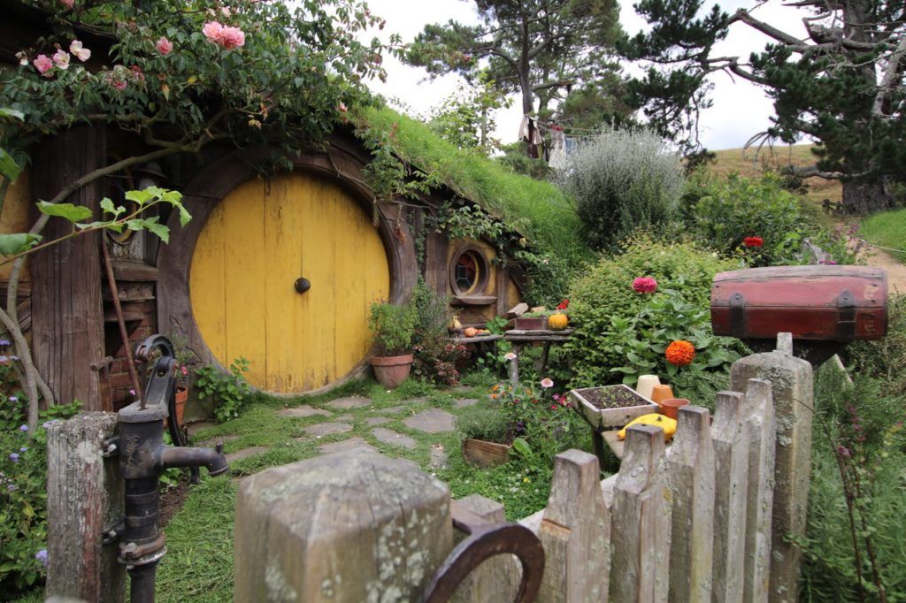 The delightful Hobbiton in New Zealand