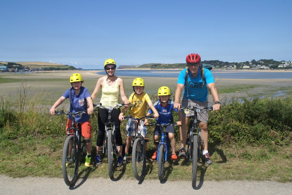 Cycling the Camel Trail between Wadebridge and Padstow