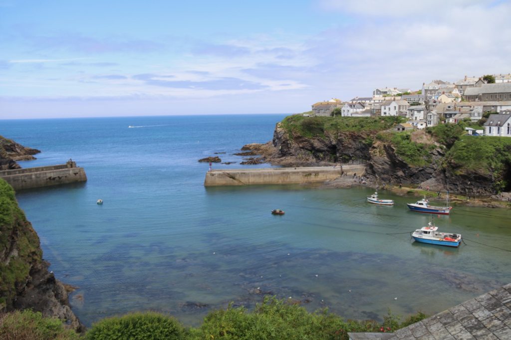 Port Isaac harbour in Cornwall