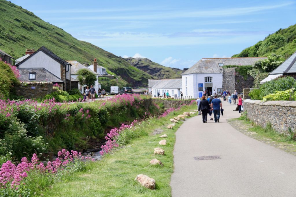 Boscastle on the north coast of Cornwall