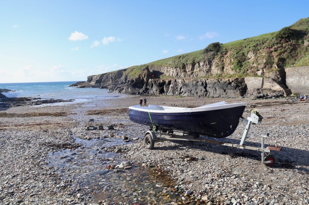 Port Gaverne Beach in North Cornwall