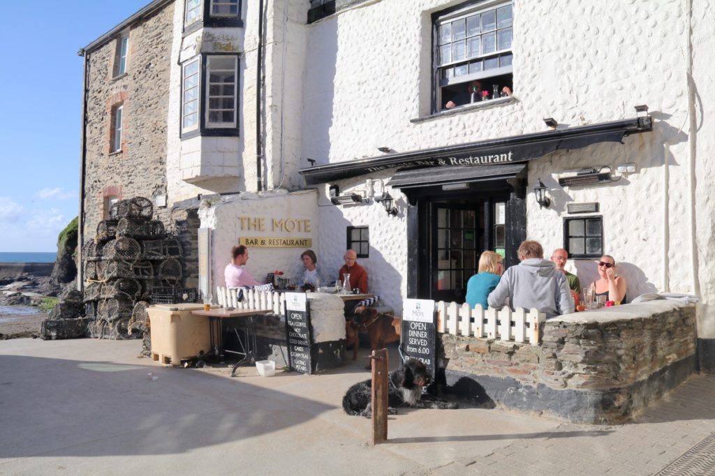 The Mote Bar and Restaurant in Port Issac
