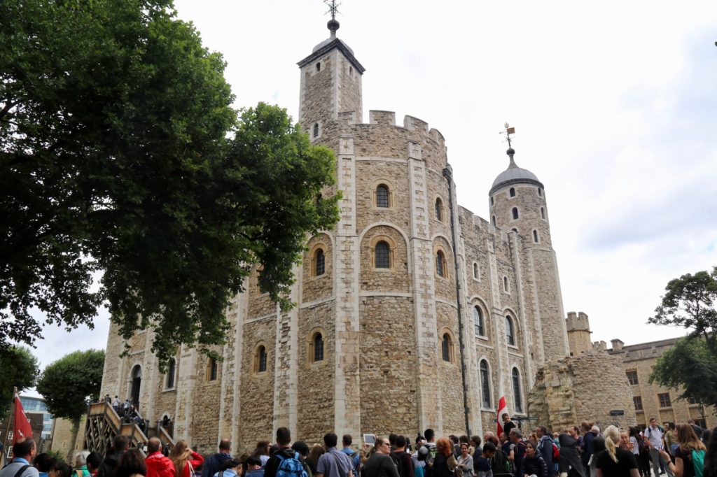 The White Tower at the Tower of London