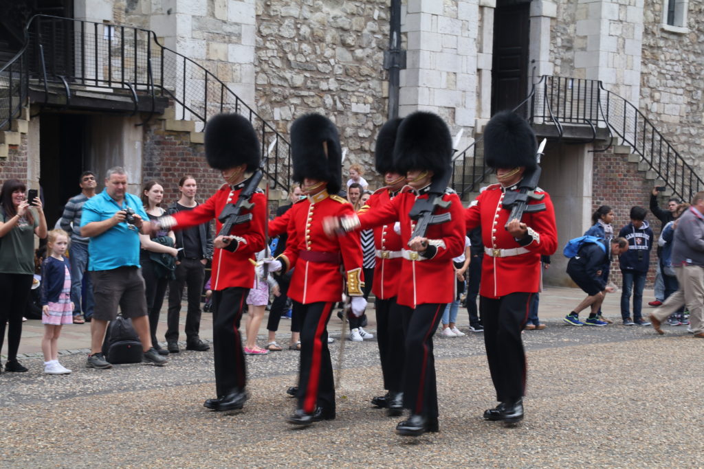 Guardsmen at the Tower of London
