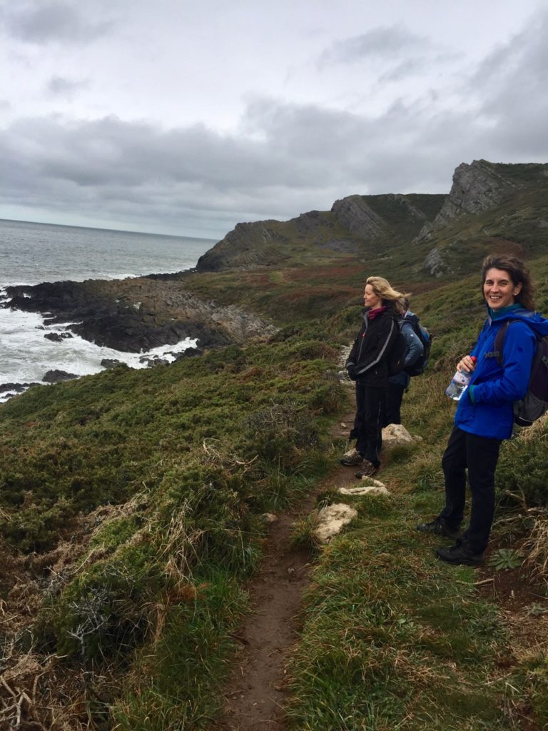 Walking the coastal path between Rhossili and Port Eynon