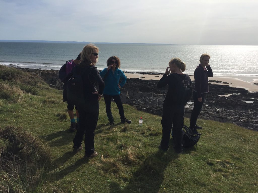 Walking the Gower coastal path between Port Eynon and Oxwich