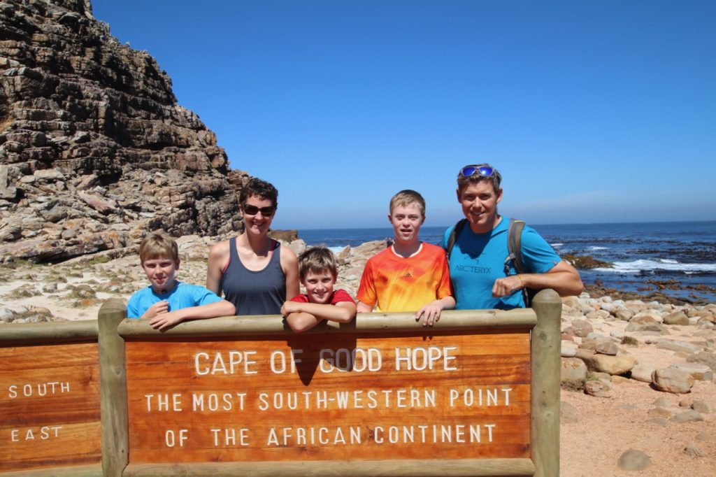 Visiting the Cape of Good Hope with kids from Cape Town