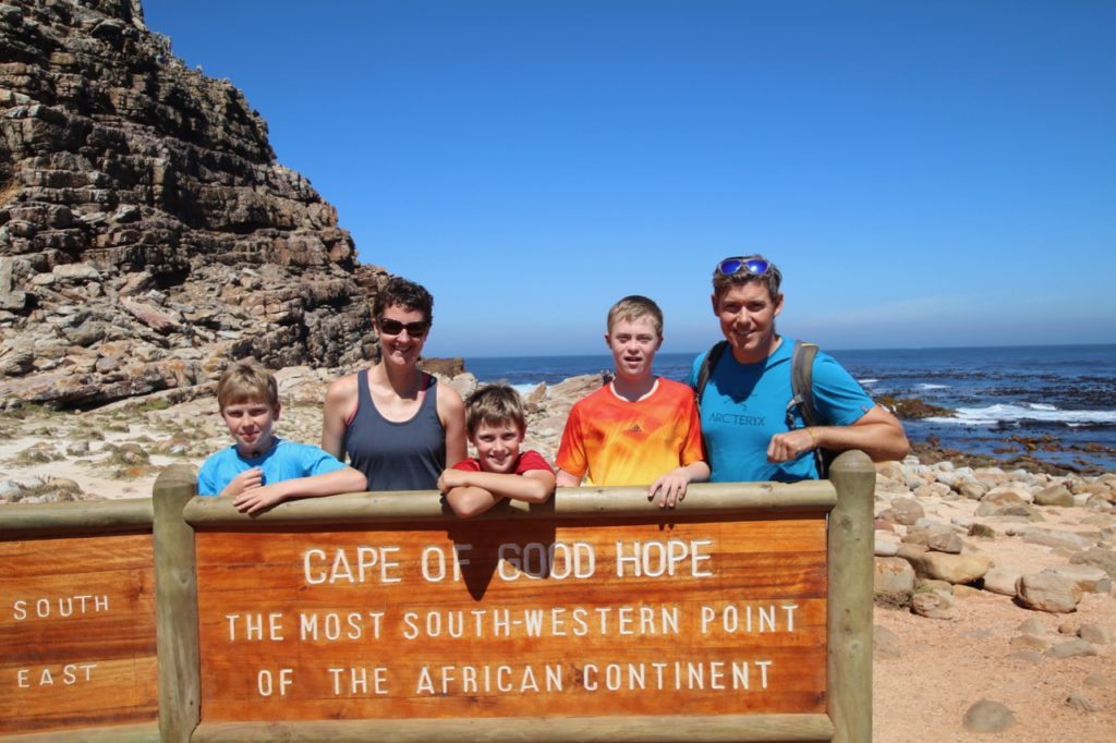 Visiting the Cape of Good Hope with kids from Cape Town