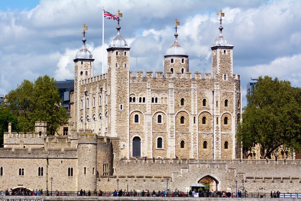 The White Tower at the Tower of London