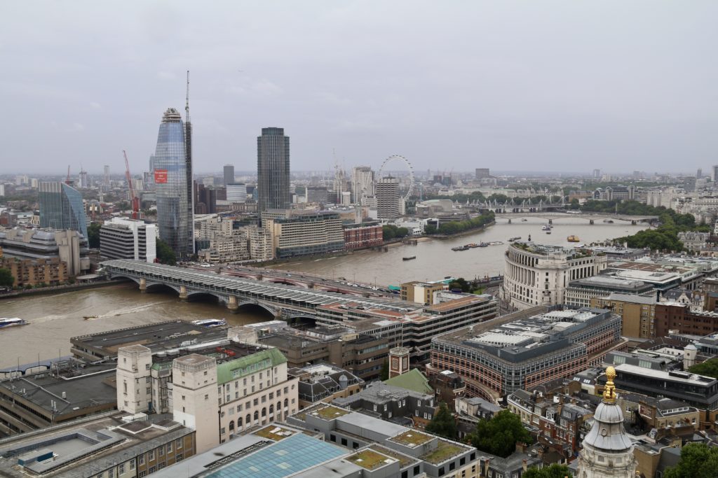 London from the top of the dome at St. Paul's Cathedral