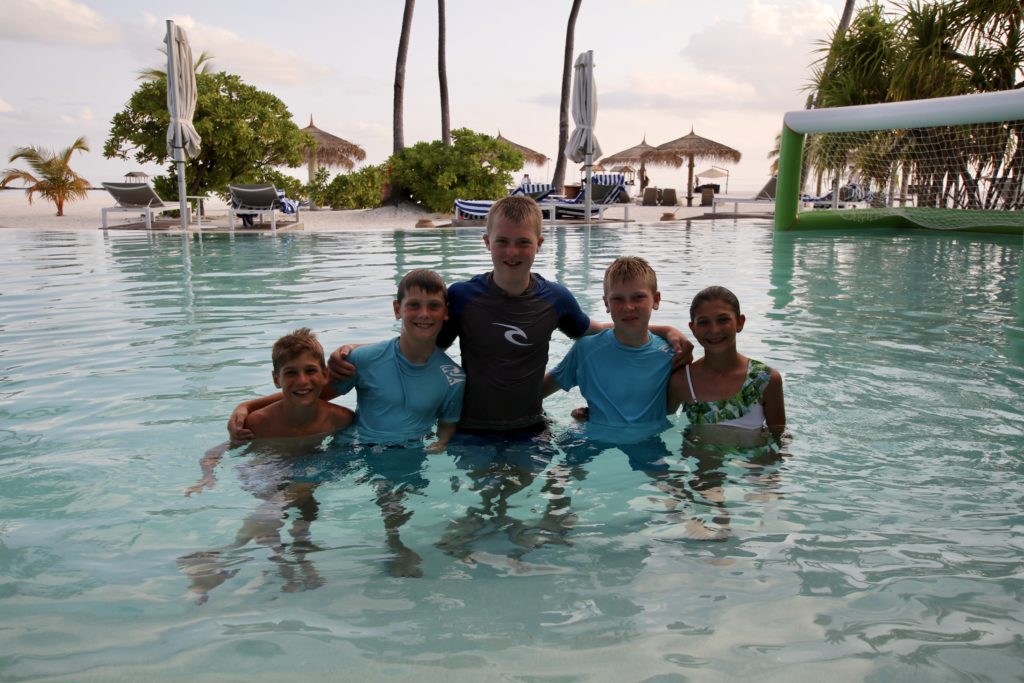 Pool area at Constance Haleveli