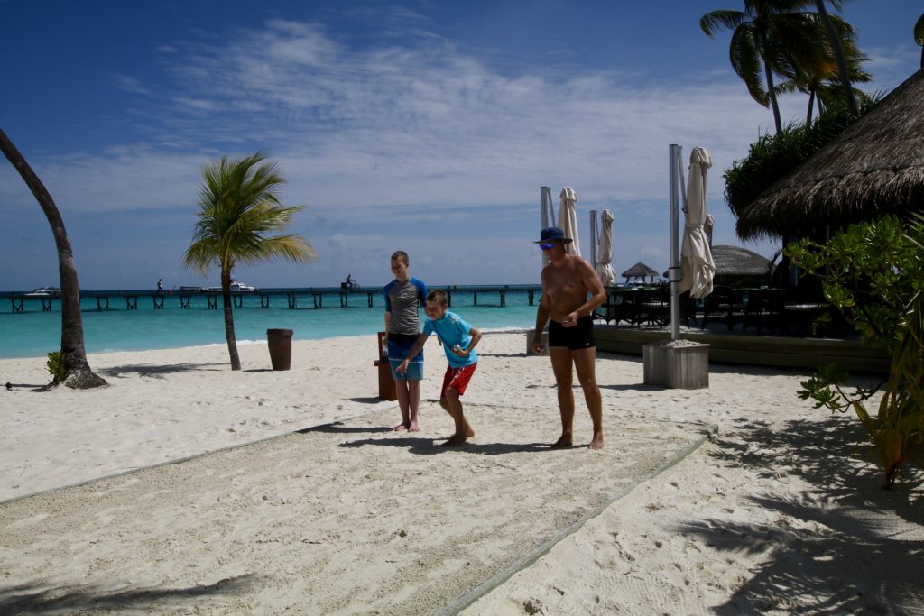 Petanque at Constance Haleveli Maldives