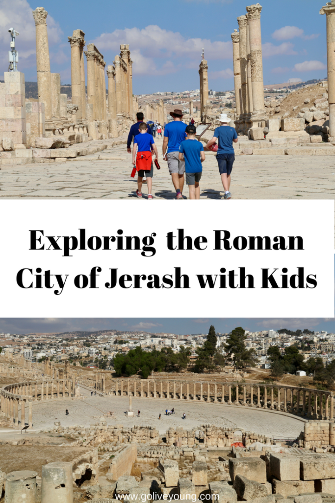 Exploring the Roman City of Jerash with Kids