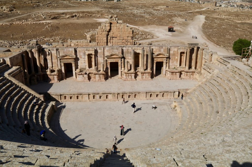 The South Theatre in the Roman city of Jerash