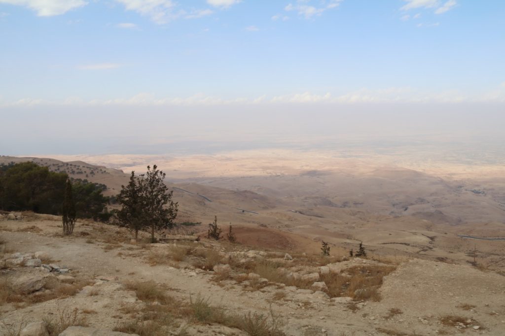 The view from Mount Nebo in Jordan