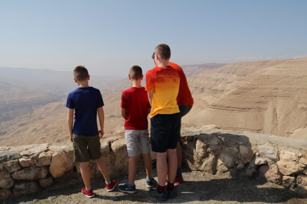 Exploring the King's Highway in Jordan with kids